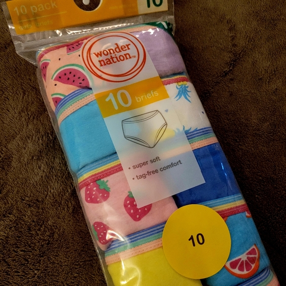Wonder Nation Girl's Briefs - Picture 4 of 10